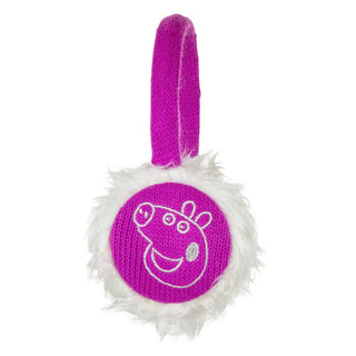 Licensed Earmuffs For Girls Adjustable Size (2-12 Years) with Silver Embroidery on Each Side 2020