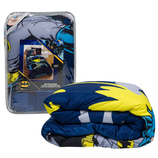 Franco Batman Caped Classic Twin Reversible Comforter, Blue, NJ547T