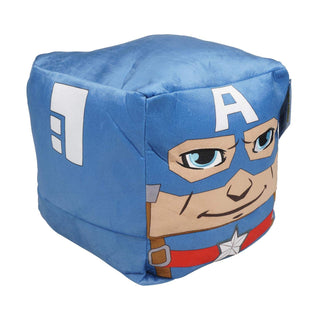 Captain America Square Decorative Pillow for Boys 14 x 14 in. | Kids Birthday Gift 2021