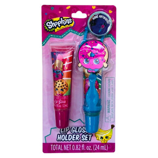 bassket.com License Scented (Cookie Flavor) Lip Gloss with Holder to Hang Anywhere for Toddler/Little/Kids Girls | Christmas Gift 2020