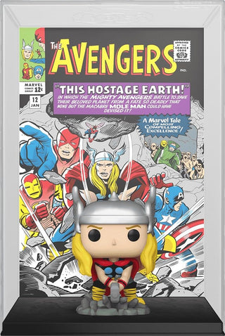 Funko Pop Comic Cover! Marvel: Avengers - Thor (Exc) Collectable Vinyl Figure - Gift Idea - Official Merchandise - Toys for Kids & Adults - Model Figure for Collectors and Display