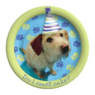 Party Pups 7 Inches Dessert Plates Package of 8