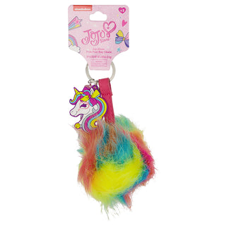 JoJo Siwa Unicorn Rainbow Pom Lip Gloss Keychain