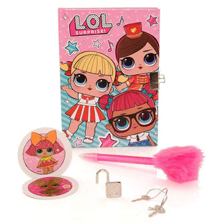 L.O.L. Surprise! Diary with Pom Pen on Card, Small, Pink