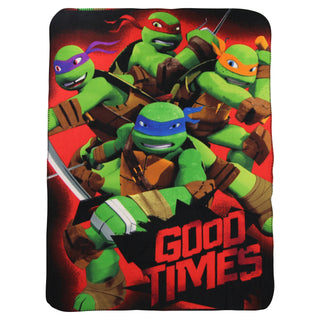 The Northwest Nickelodeon Teenage Mutant Ninja Turtles Good Times Printed Fleece Throw 46" x 60"