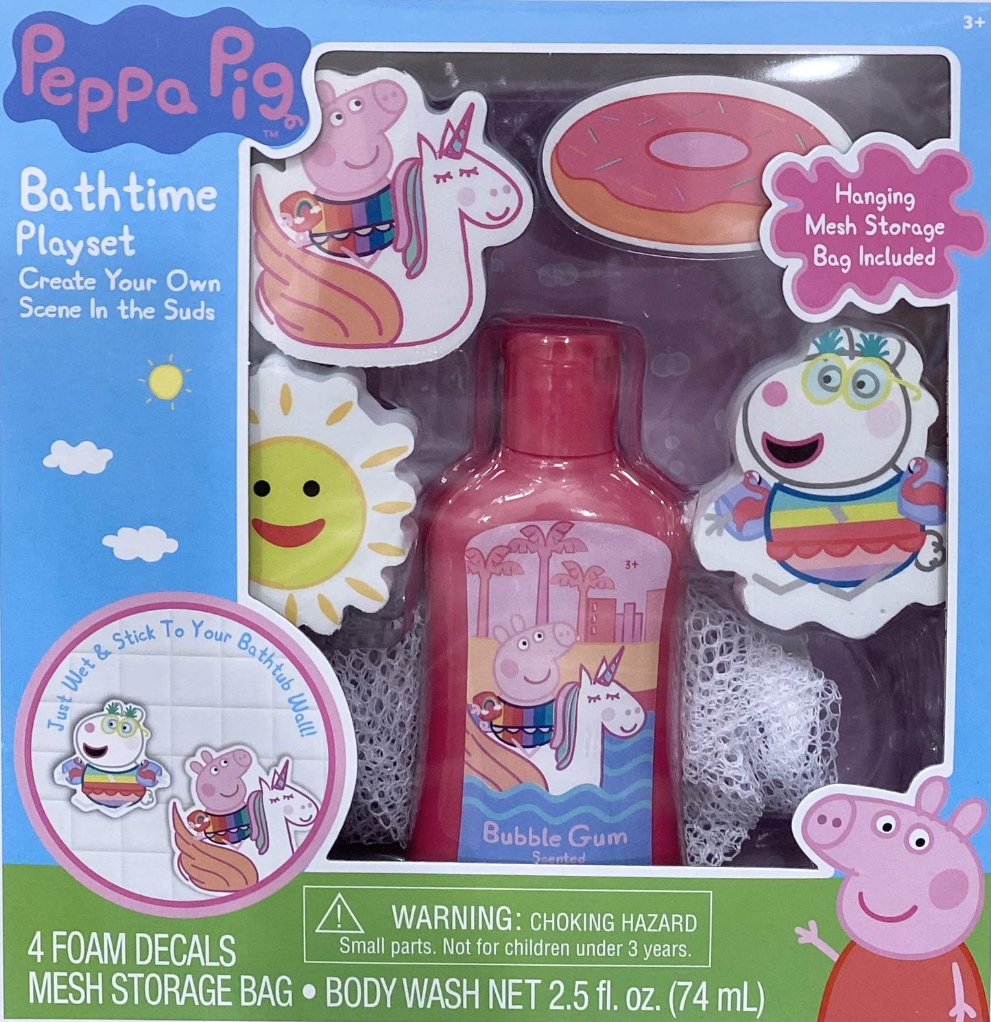License Brand 6 Pieces Bathtime Play Set for Toddler/Kids/Teen Boys