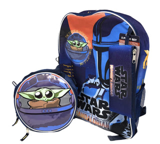 Star Wars The Mandalorian Dinn Djarin 5-Piece Backpack Set