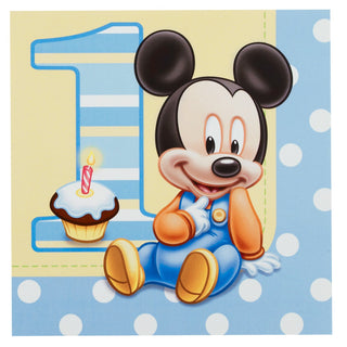 Mickey Mouse 1st Birthday Lunch Napkins