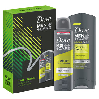 Dove Men + Care Sport Active Cadeauset - 250-150 ml