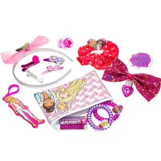 Barbie - Townley Girl Hair Accessories Box|Gift Set for Kids Girls|Ages 3+ (28 Pcs) Including Hair Bow, Headband, Hair Clips, Hair Pins and More, for Parties, Sleepovers and Makeovers