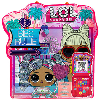 LOL Surprise! - Townley Girl Soft Case Vanity Set Includes Lip Gloss, Face Shimmer, Body Glitter, Cheek Shimmer, & Accessories Ages 5+ Perfect for Parties, Sleepovers &