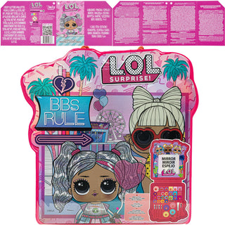 LOL Surprise! - Townley Girl Soft Case Vanity Set Includes Lip Gloss, Face Shimmer, Body Glitter, Cheek Shimmer, & Accessories Ages 5+ Perfect for Parties, Sleepovers &