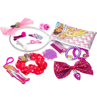 Barbie - Townley Girl Hair Accessories Box|Gift Set for Kids Girls|Ages 3+ (28 Pcs) Including Hair Bow, Headband, Hair Clips, Hair Pins and More, for Parties, Sleepovers and Makeovers